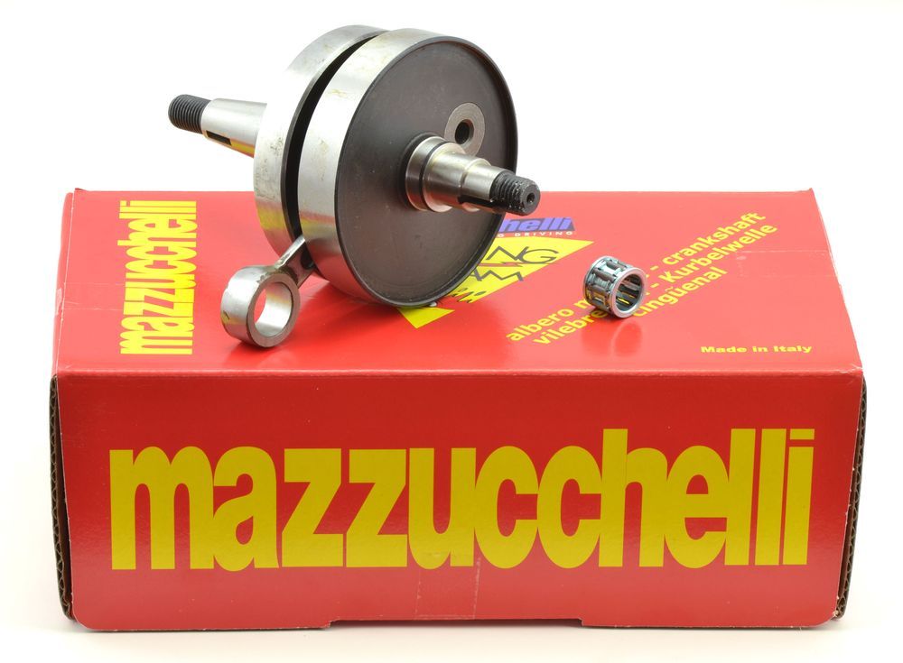 Mazzucchelli Crankshaft Piaggio Vespa 50 PK XL advanced round flywheels
